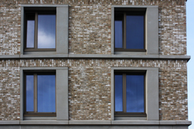 GRC C-shaped panels, Hotel Moxy, London GRC C-shaped panels, Hotel Moxy, London